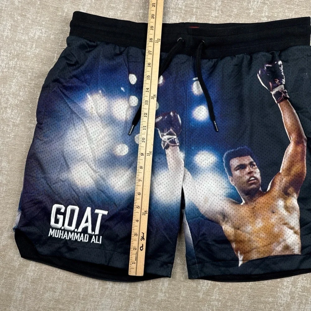 Muhammad Ali Shoe Palace Goat Gym Athletic Basketball Shorts Adult 2XL